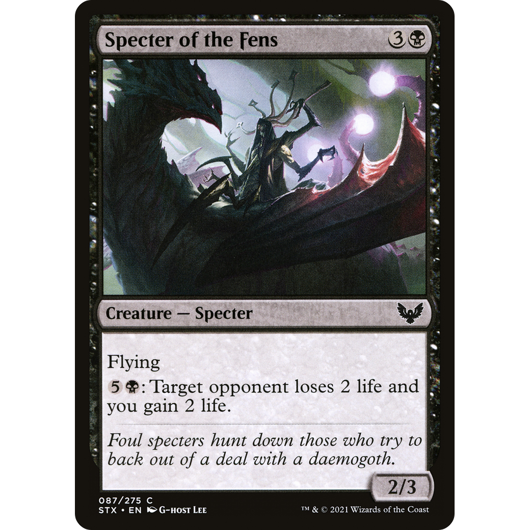 Specter of the Fens (STX-087) - Strixhaven: School of Mages Foil