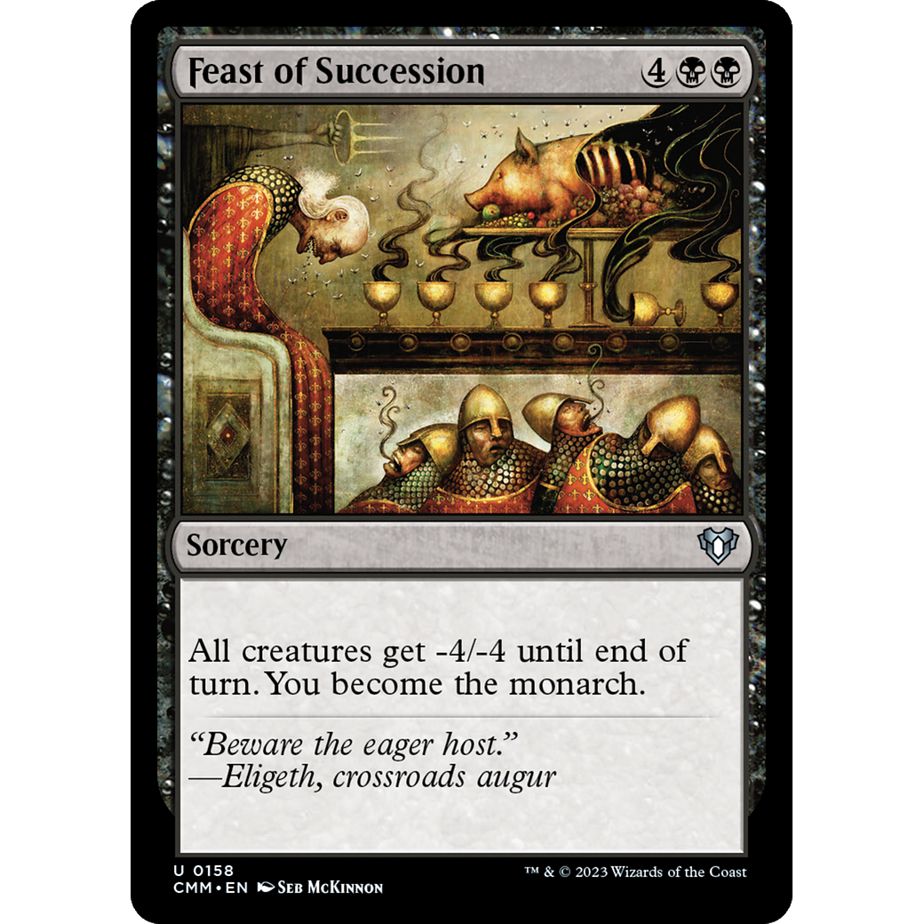 Feast of Succession (CMM-158) - Commander Masters Foil