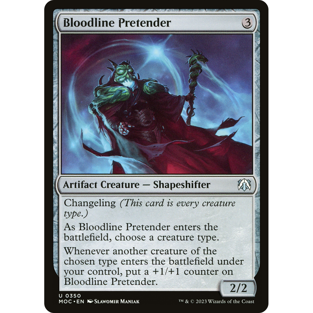 Bloodline Pretender (MOC-350) - March of the Machine Commander