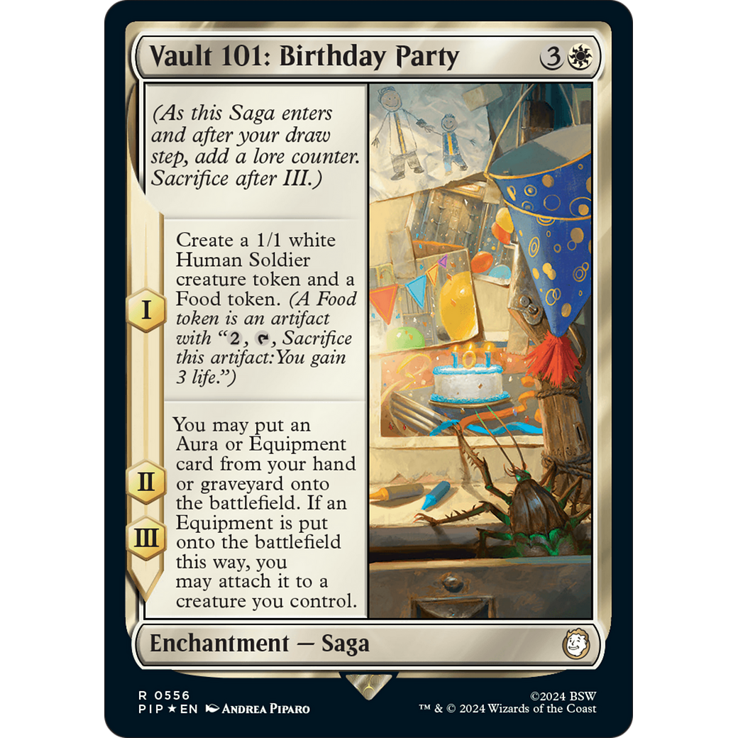 Vault 101: Birthday Party (PIP-556) - Fallout Foil