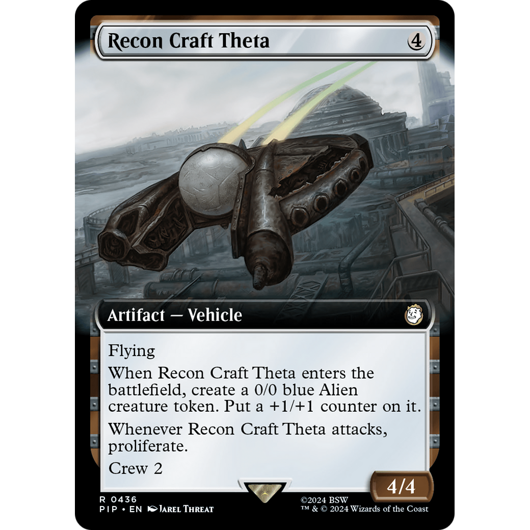 Recon Craft Theta (PIP-436) - Fallout: (Extended Art) Foil