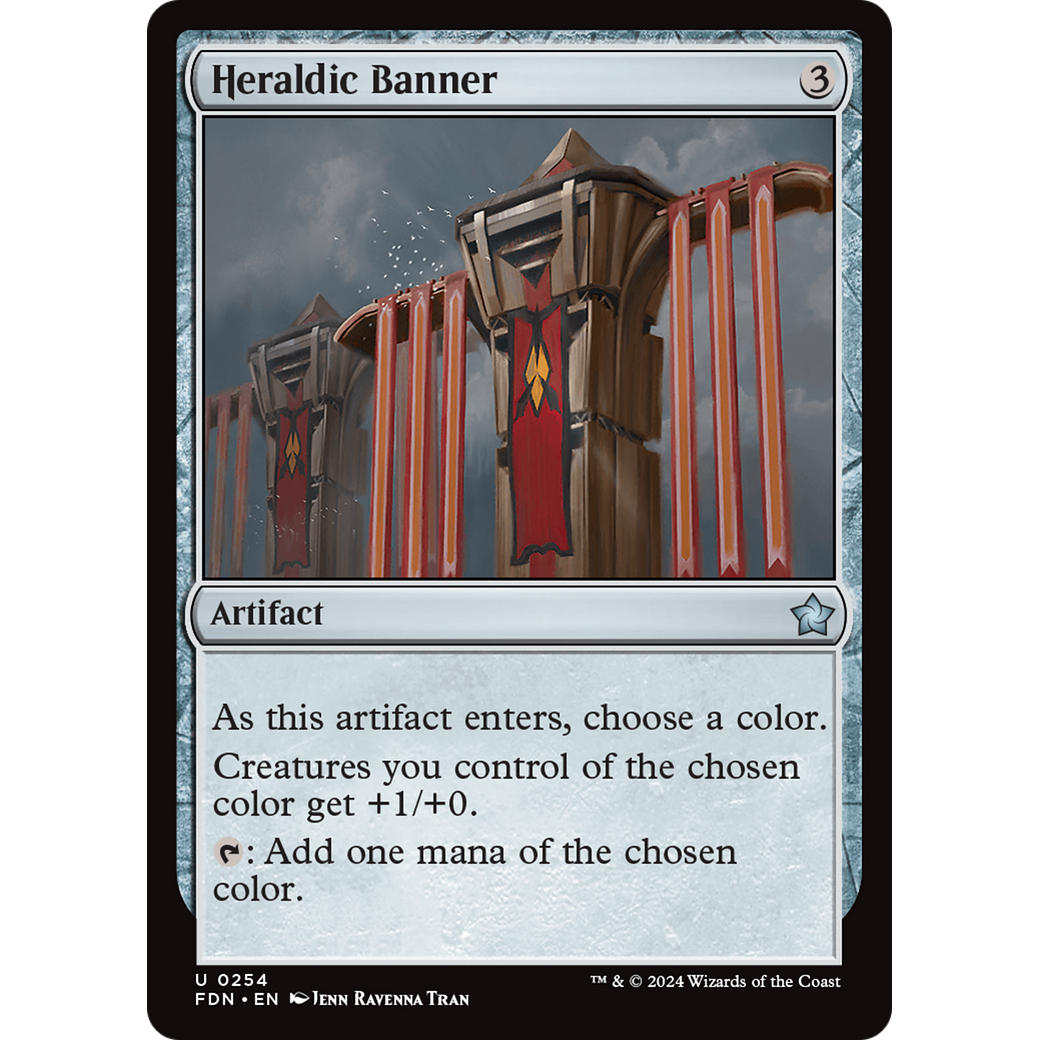 Heraldic Banner (FDN-254) - Foundations Foil