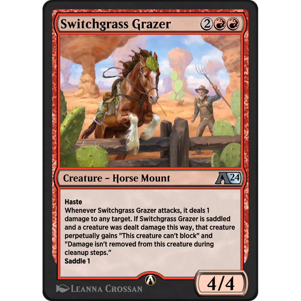 Switchgrass Grazer (YOTJ-014) - Alchemy: Outlaws of Thunder Junction