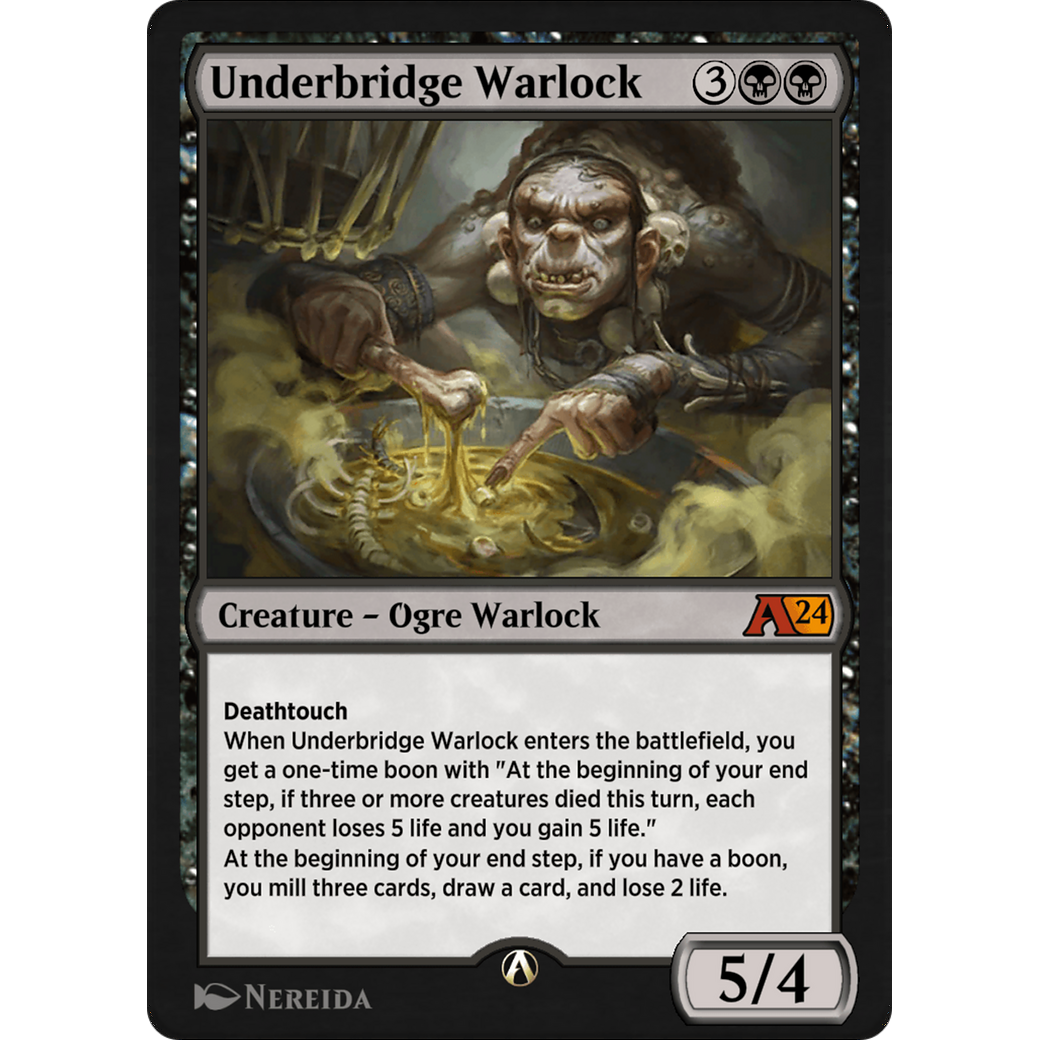 Underbridge Warlock (YWOE-008) - Alchemy: Wilds of Eldraine