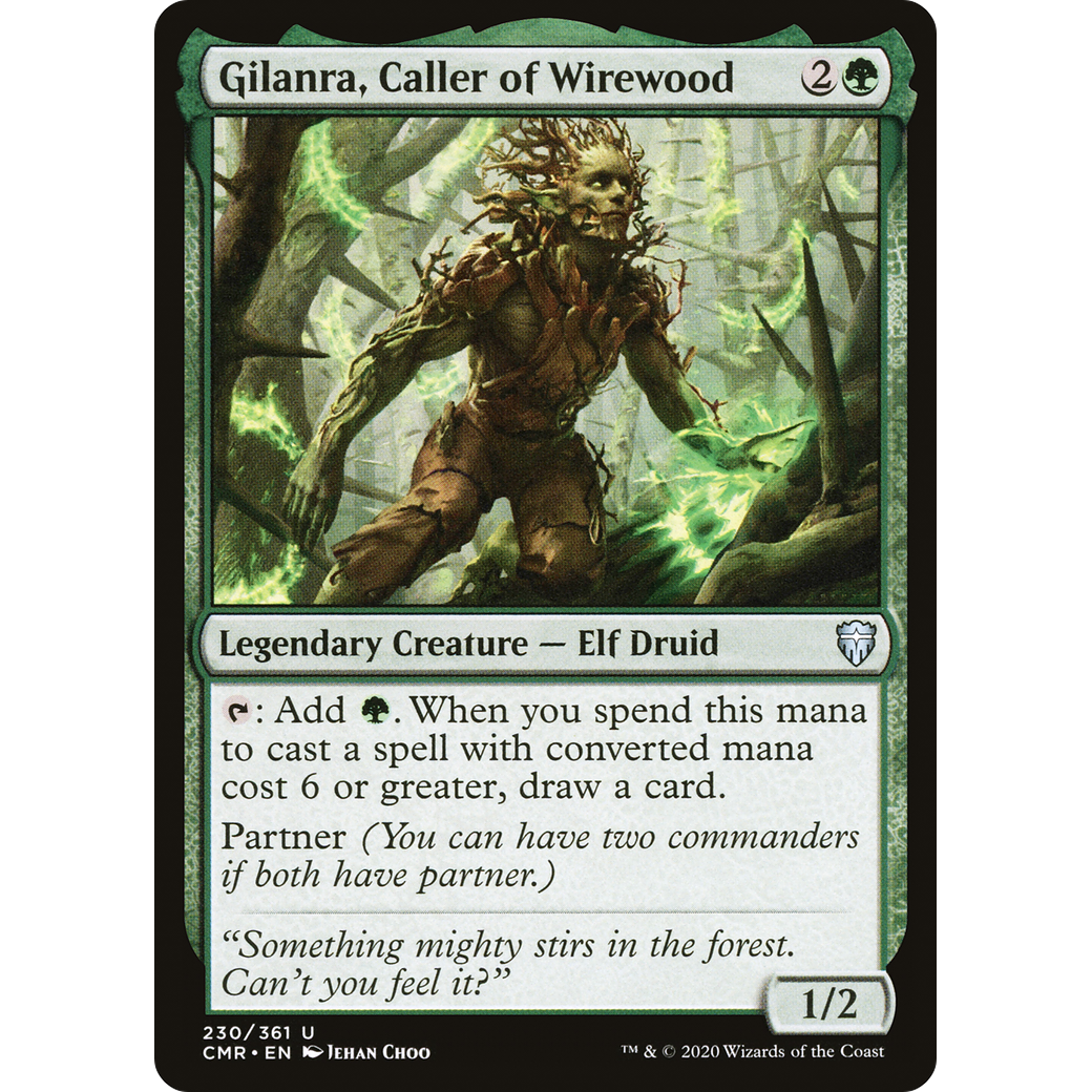Gilanra, Caller of Wirewood (CMR-230) - Commander Legends Foil