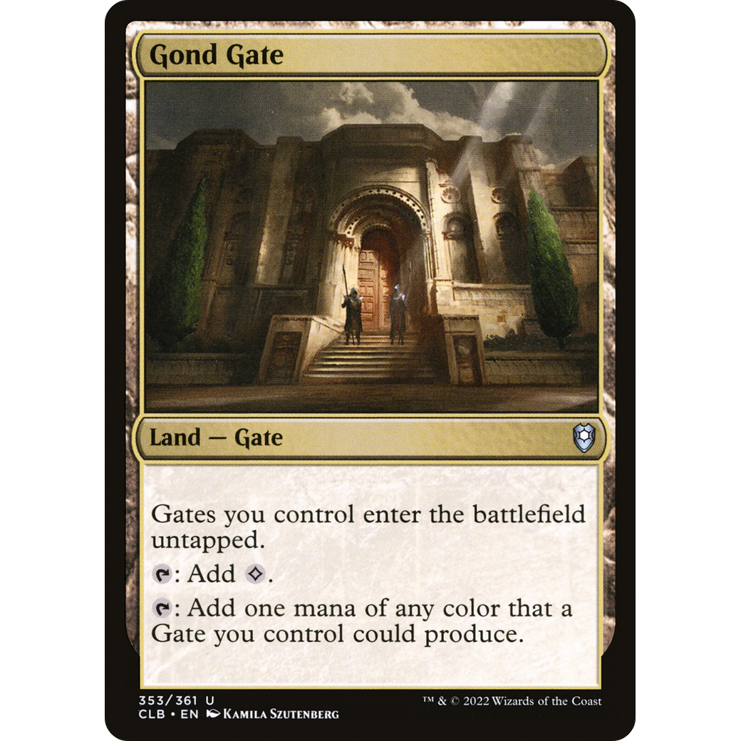 Gond Gate (CLB-353) - Commander Legends: Battle for Baldur's Gate
