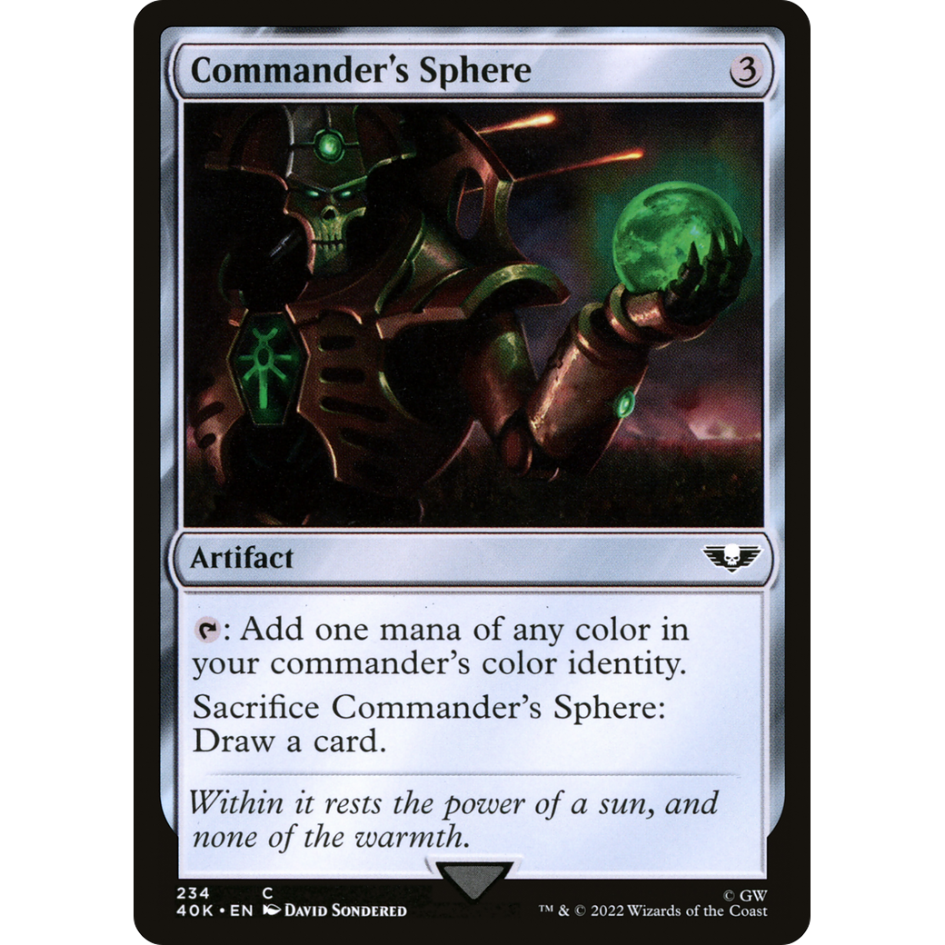 Commander's Sphere (40K-234) - Warhammer 40,000 Commander