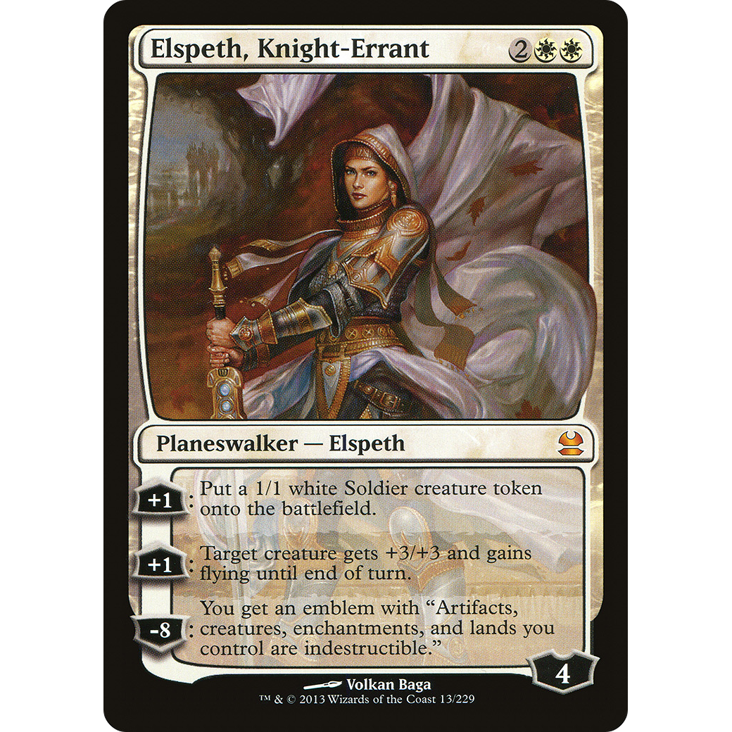 Elspeth, Knight-Errant (MMA-013) - Modern Masters Foil