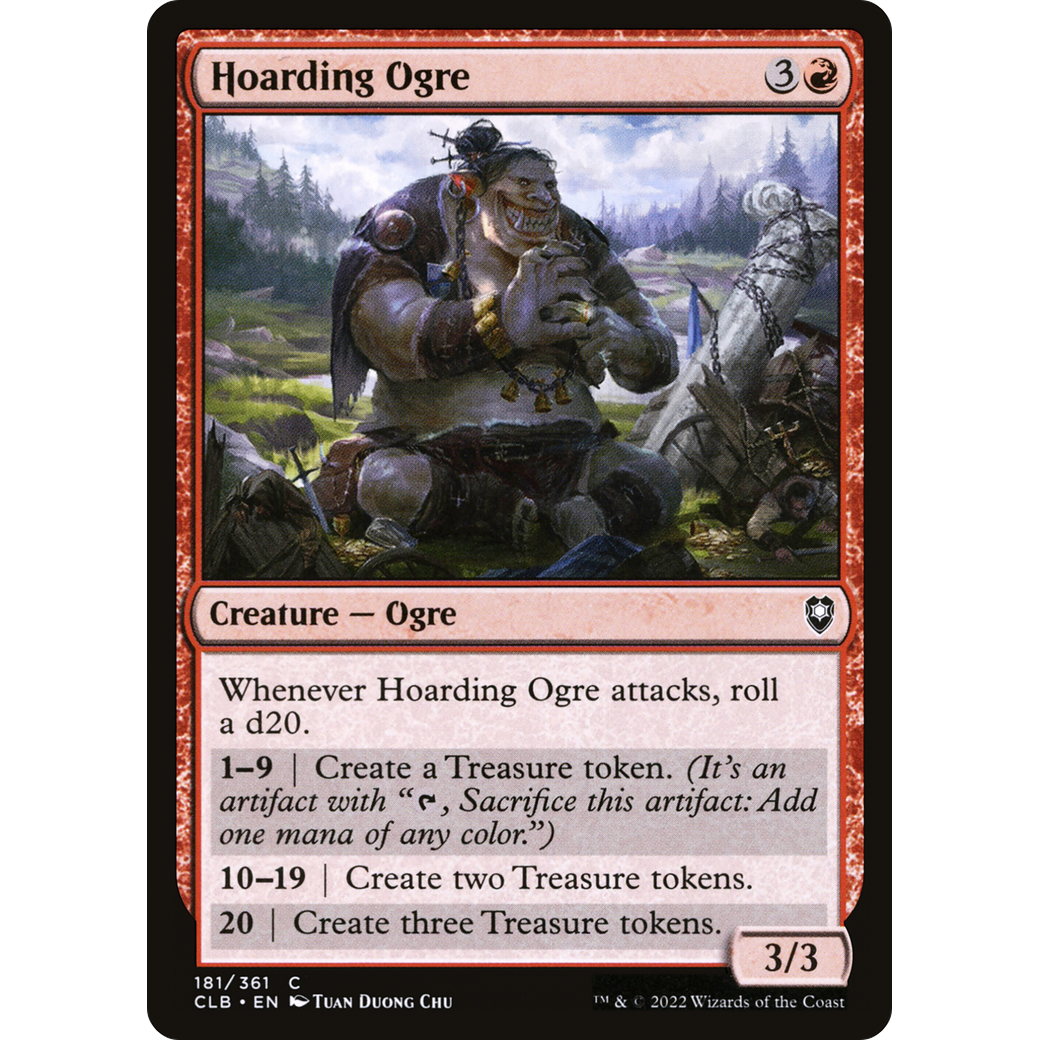 Hoarding Ogre (CLB-181) - Commander Legends: Battle for Baldur's Gate
