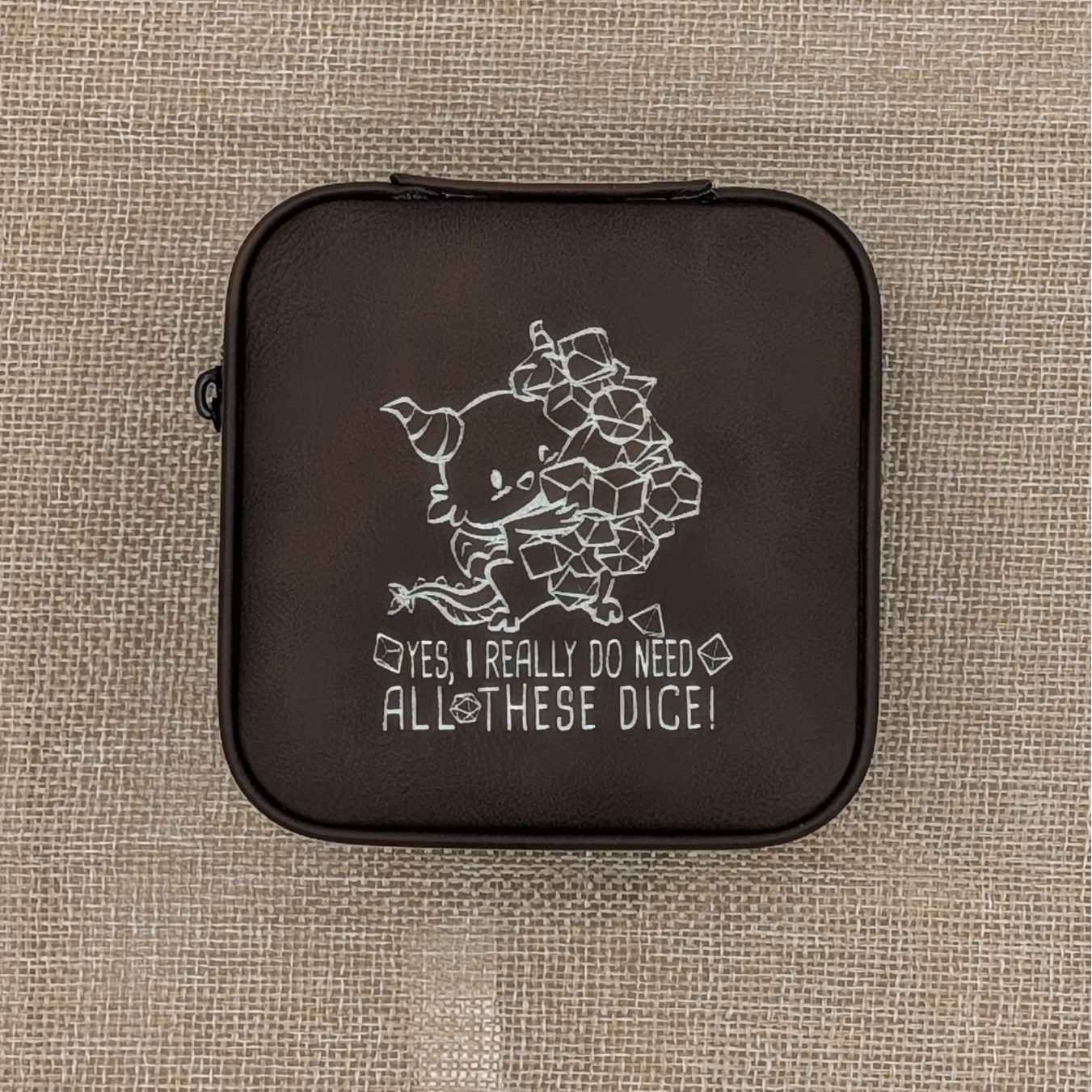 Dragon Dice Horder - D&D Leather Dice Box