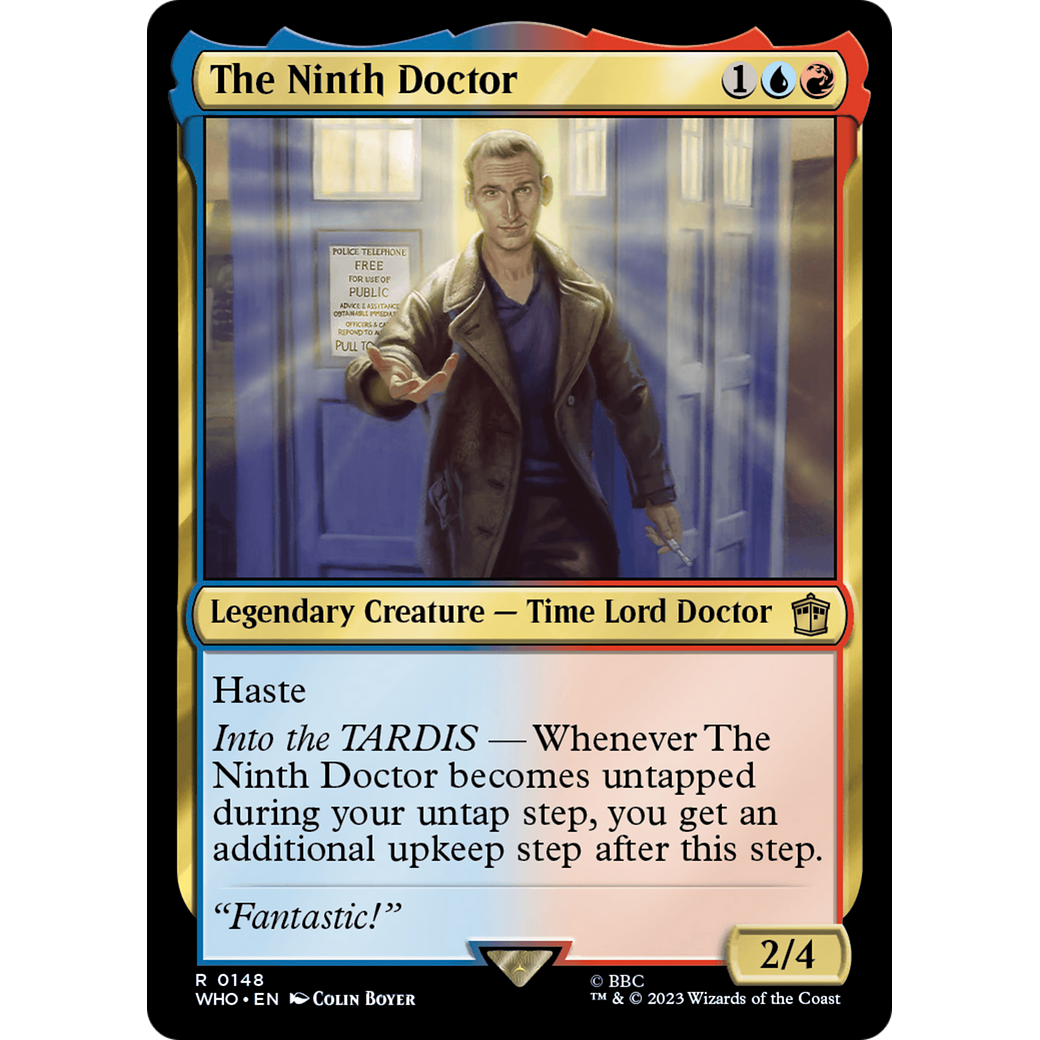 The Ninth Doctor (WHO-148) - Doctor Who Foil
