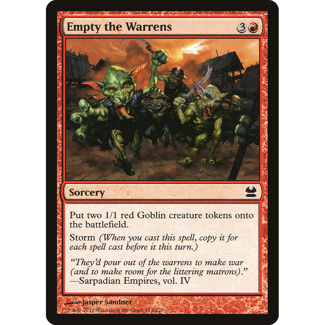 Empty the Warrens (MMA-112) - Modern Masters Foil