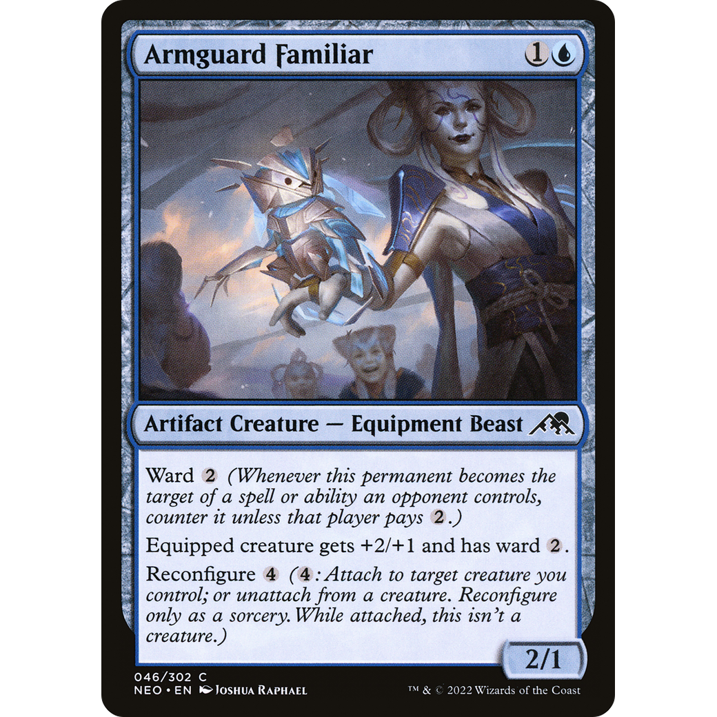 Armguard Familiar (NEO-046) - Kamigawa: Neon Dynasty Foil