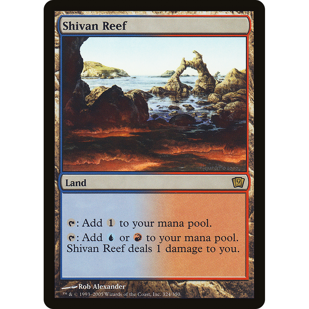 Shivan Reef (9ED-324) - 9th Edition Foil
