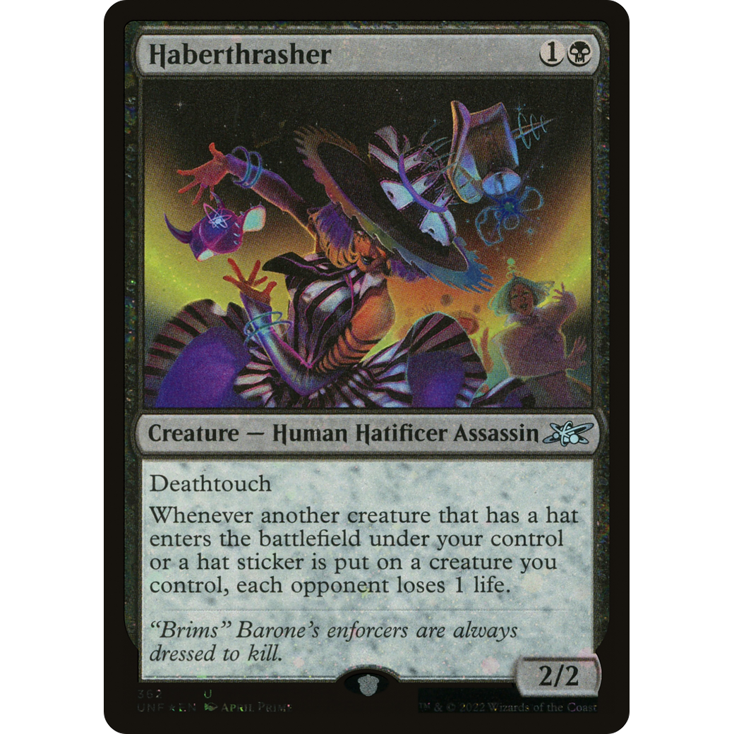 Haberthrasher (Galaxy Foil) (UNF-362) - Unfinity Foil