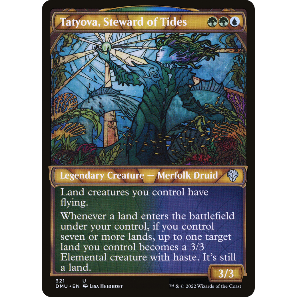 Tatyova, Steward of Tides (Showcase) (DMU-321) - Dominaria United: (Showcase)