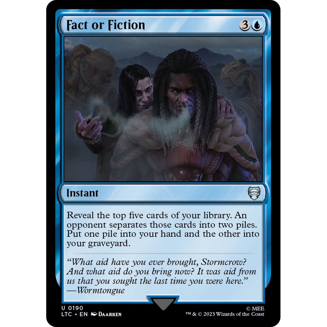 Fact or Fiction (LTC-190) - Tales of Middle-earth Commander