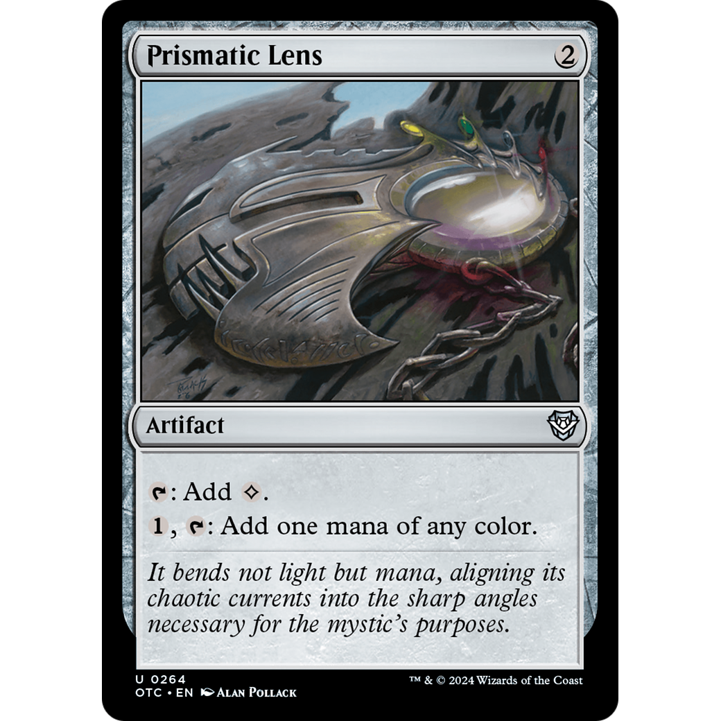 Prismatic Lens (OTC-264) - Outlaws of Thunder Junction Commander