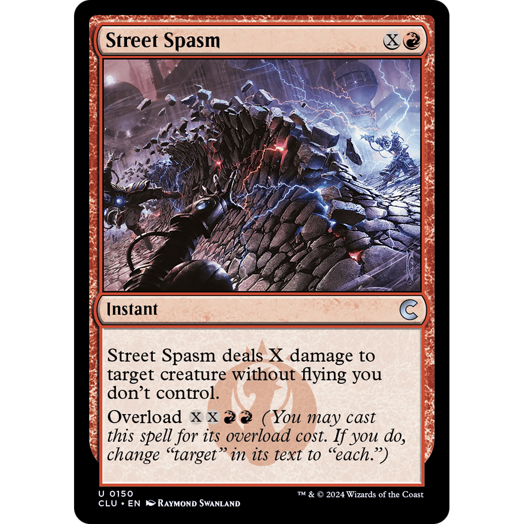 Street Spasm (CLU-150) - Ravnica: Clue Edition