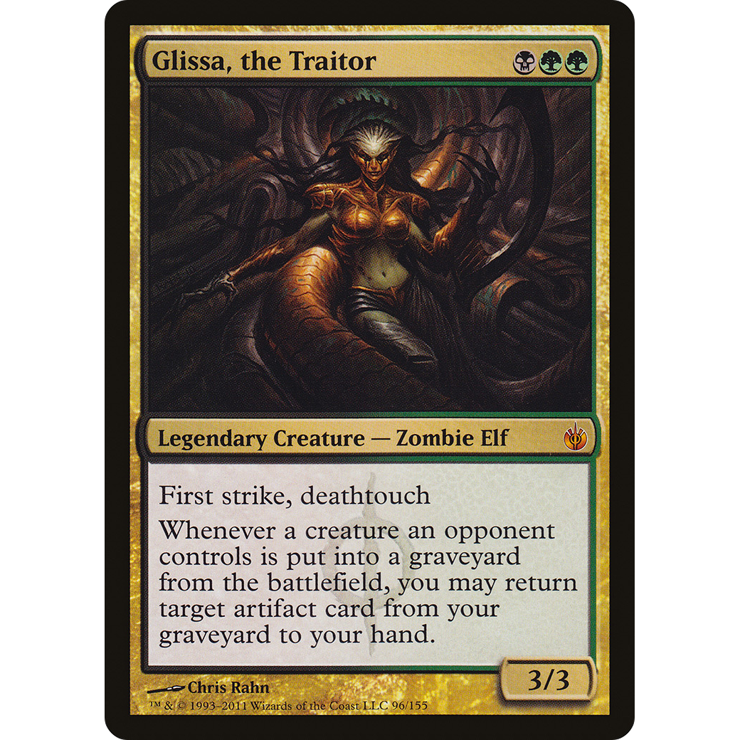 Glissa, the Traitor (MBS-096) - Mirrodin Besieged Foil