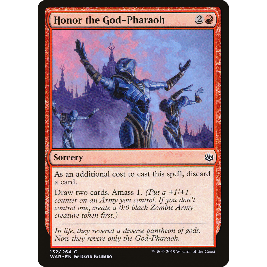Honor the God-Pharaoh (WAR-132) - War of the Spark Foil