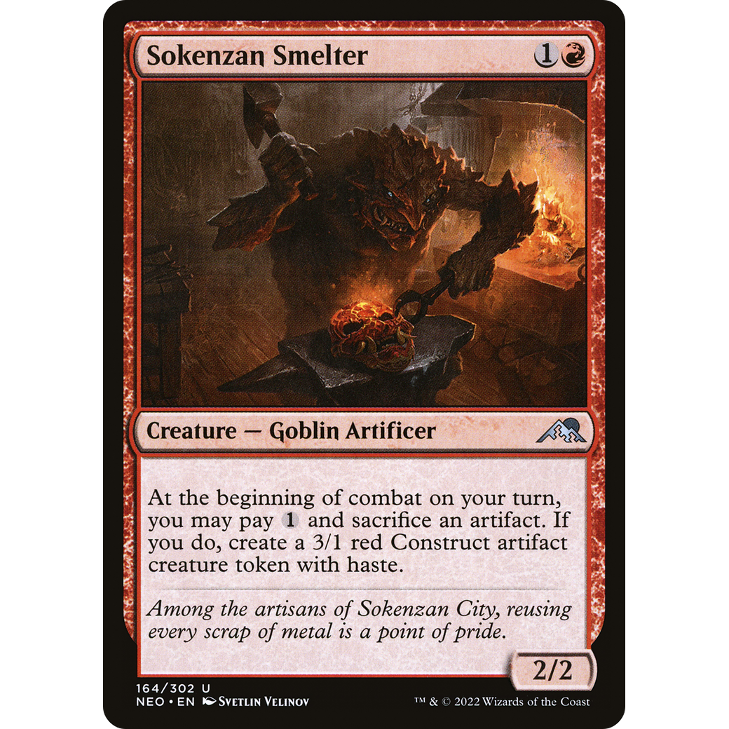 Sokenzan Smelter (NEO-164) - Kamigawa: Neon Dynasty