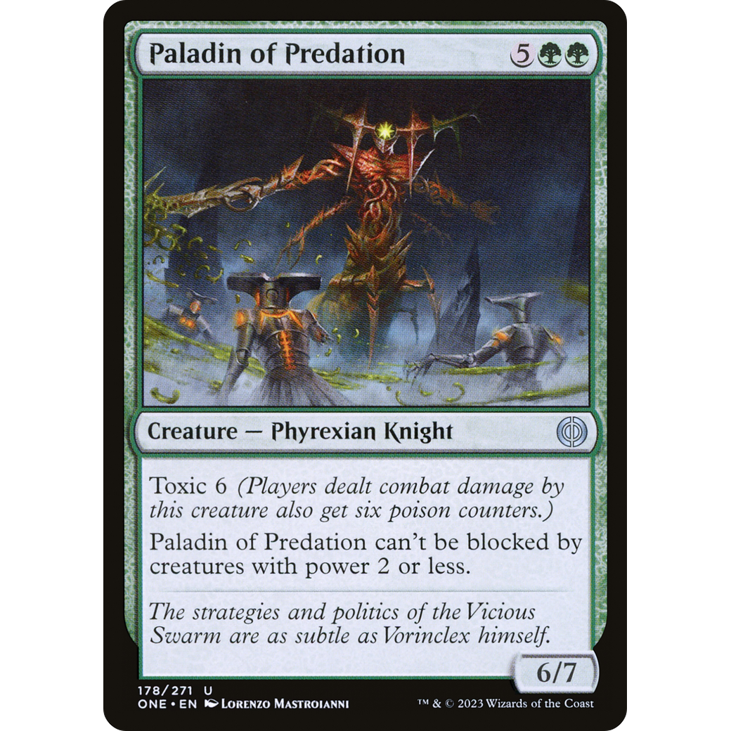 Paladin of Predation (ONE-178) - Phyrexia: All Will Be One Foil