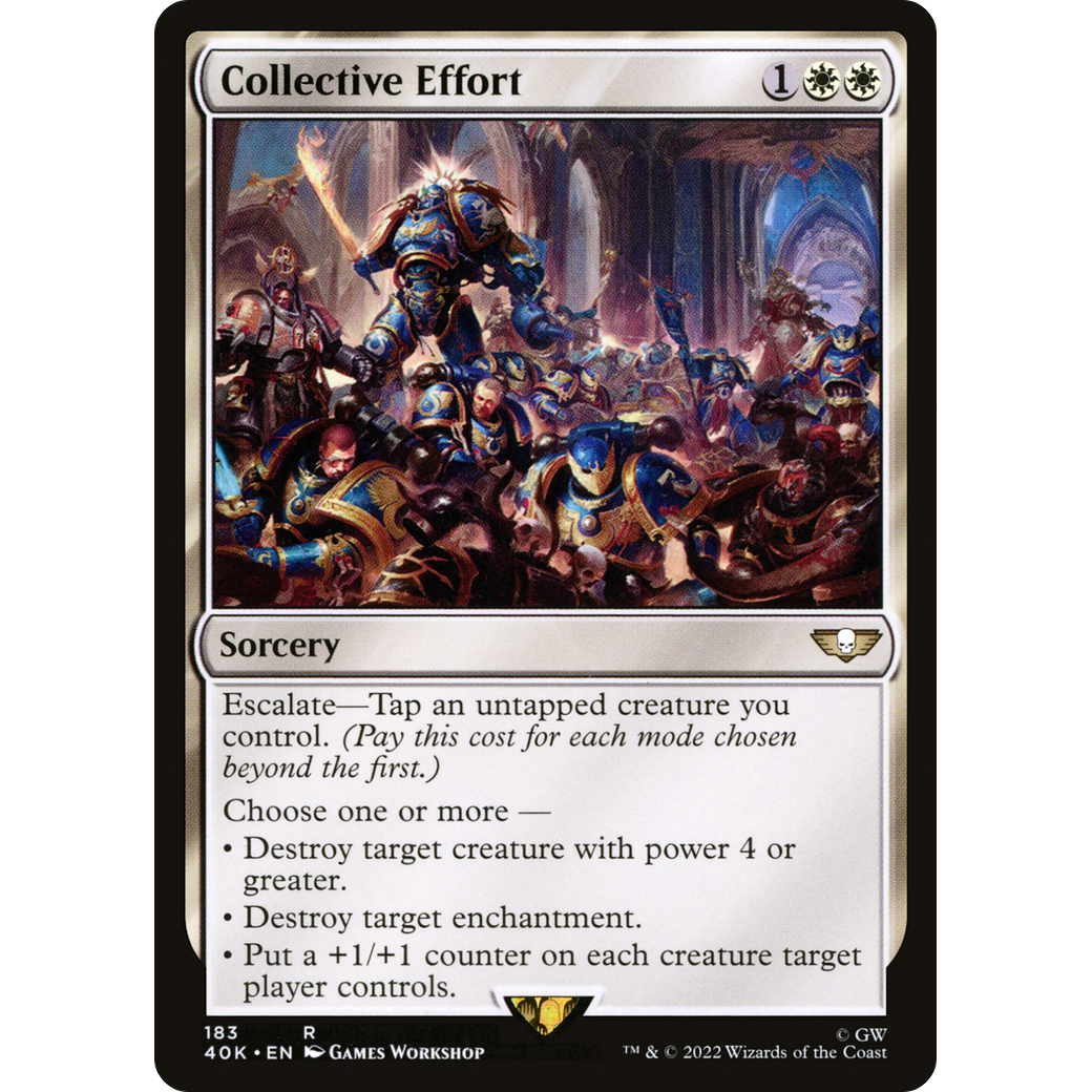 Collective Effort (40K-183) - Warhammer 40,000 Commander