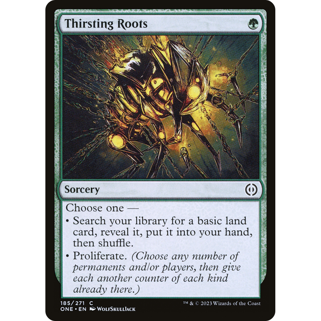 Thirsting Roots (ONE-185) - Phyrexia: All Will Be One Foil