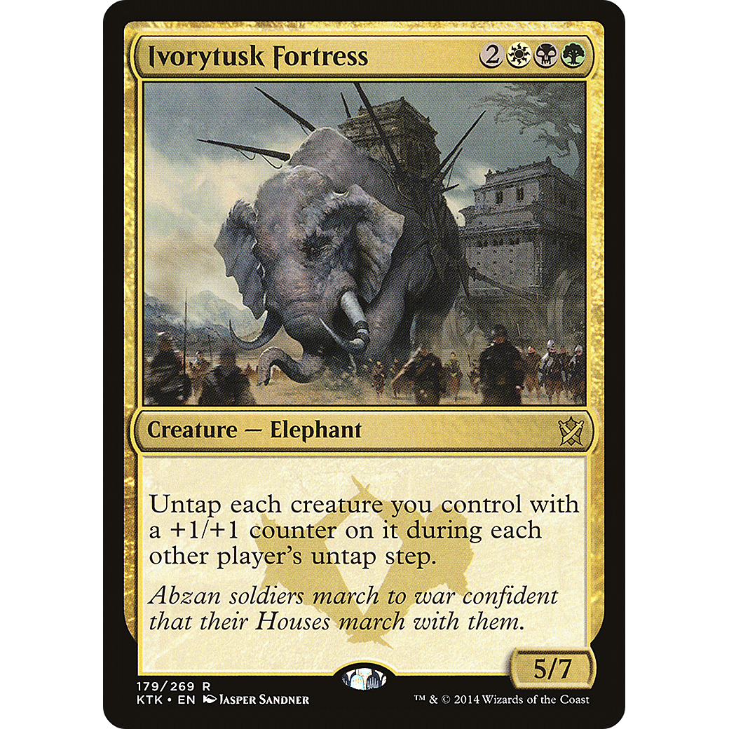 Ivorytusk Fortress (KTK-179) - Khans of Tarkir