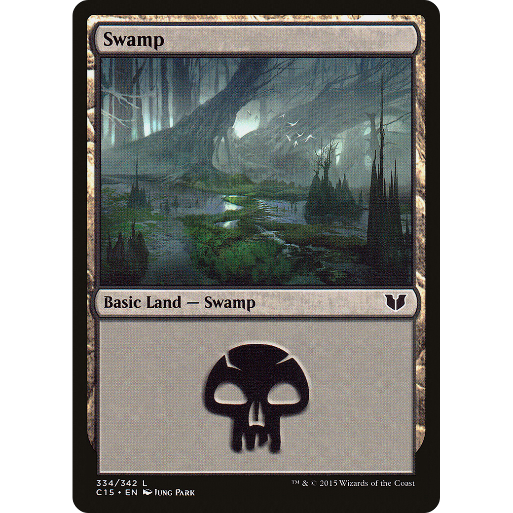 Swamp (334) (C15-334) - Commander 2015