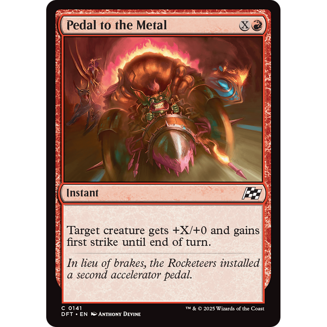 Pedal to the Metal (DFT-141) - Aetherdrift Foil