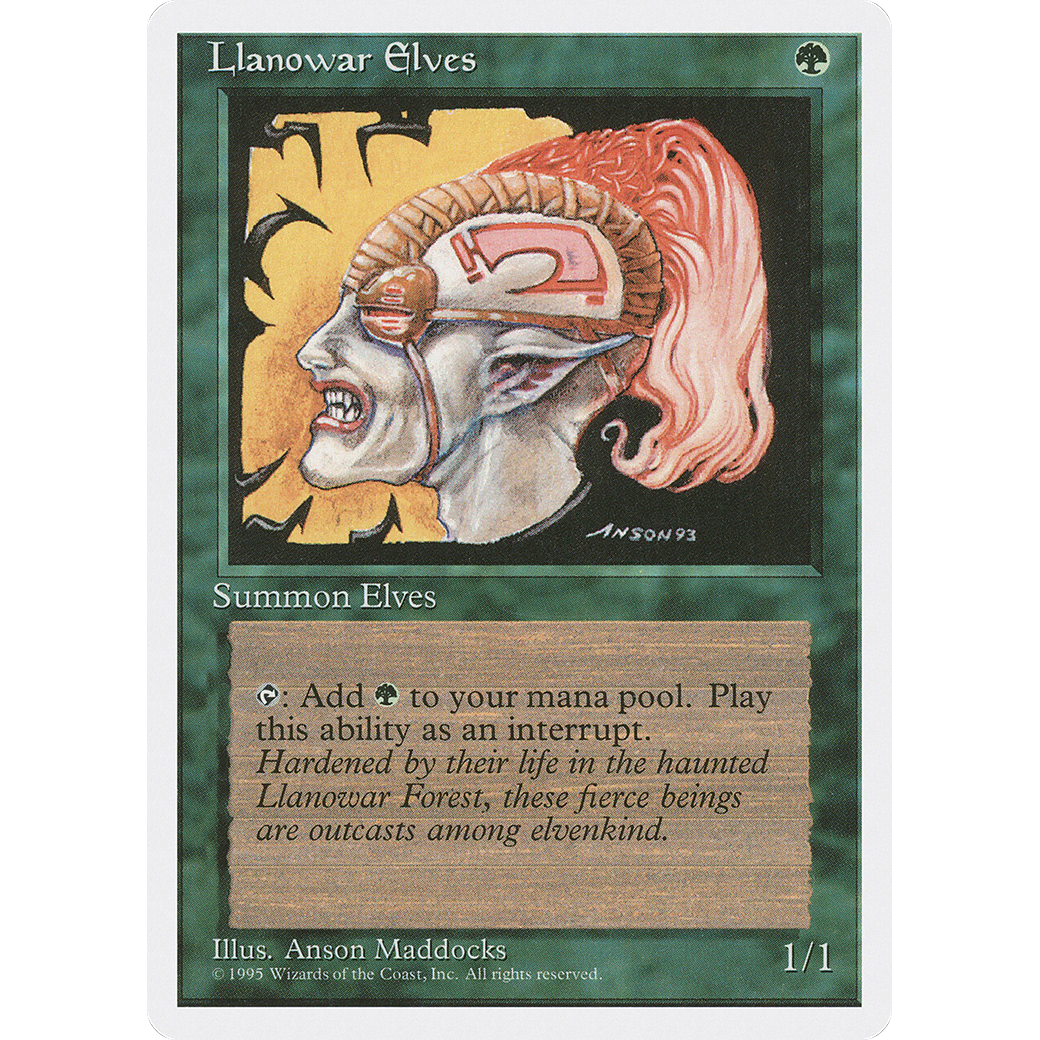 Llanowar Elves (4ED-145) - Fourth Edition