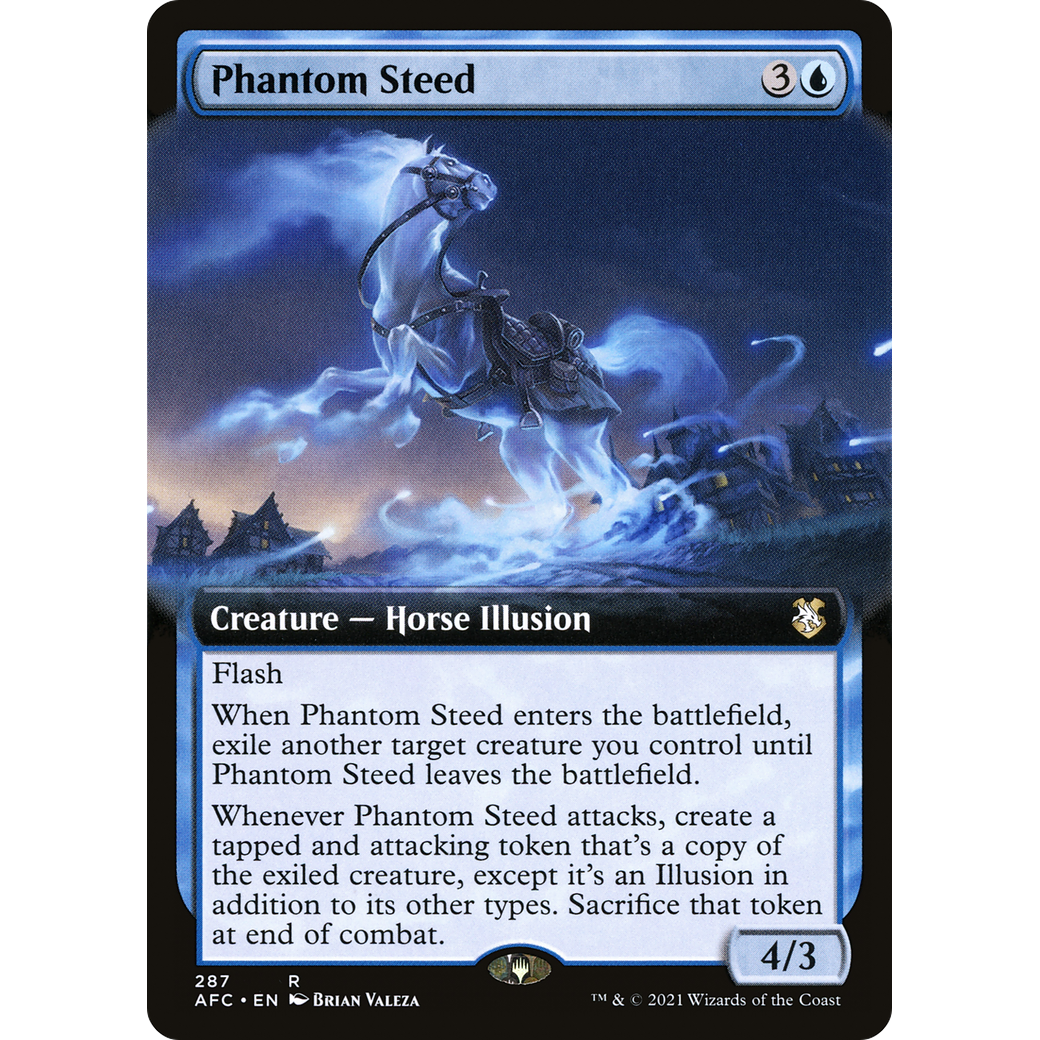Phantom Steed (AFC-287) - Forgotten Realms Commander: (Extended Art)