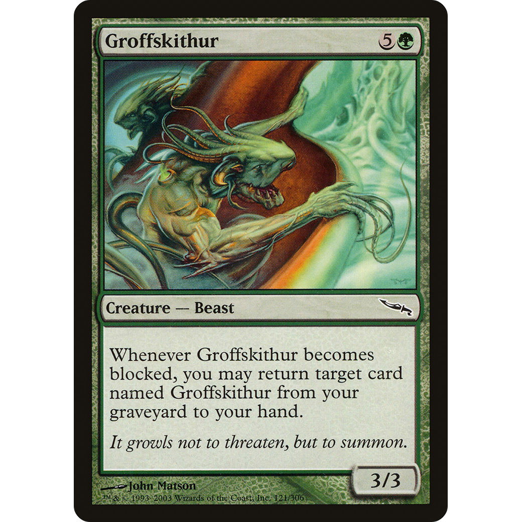 Groffskithur (MRD-121) - Mirrodin Foil
