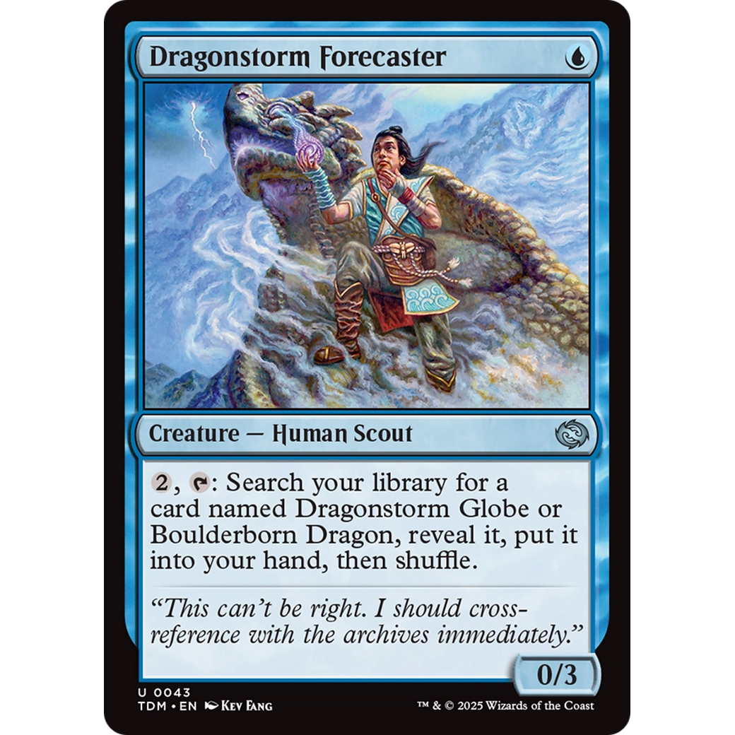 Dragonstorm Forecaster (TDM-043) - Tarkir: Dragonstorm Foil
