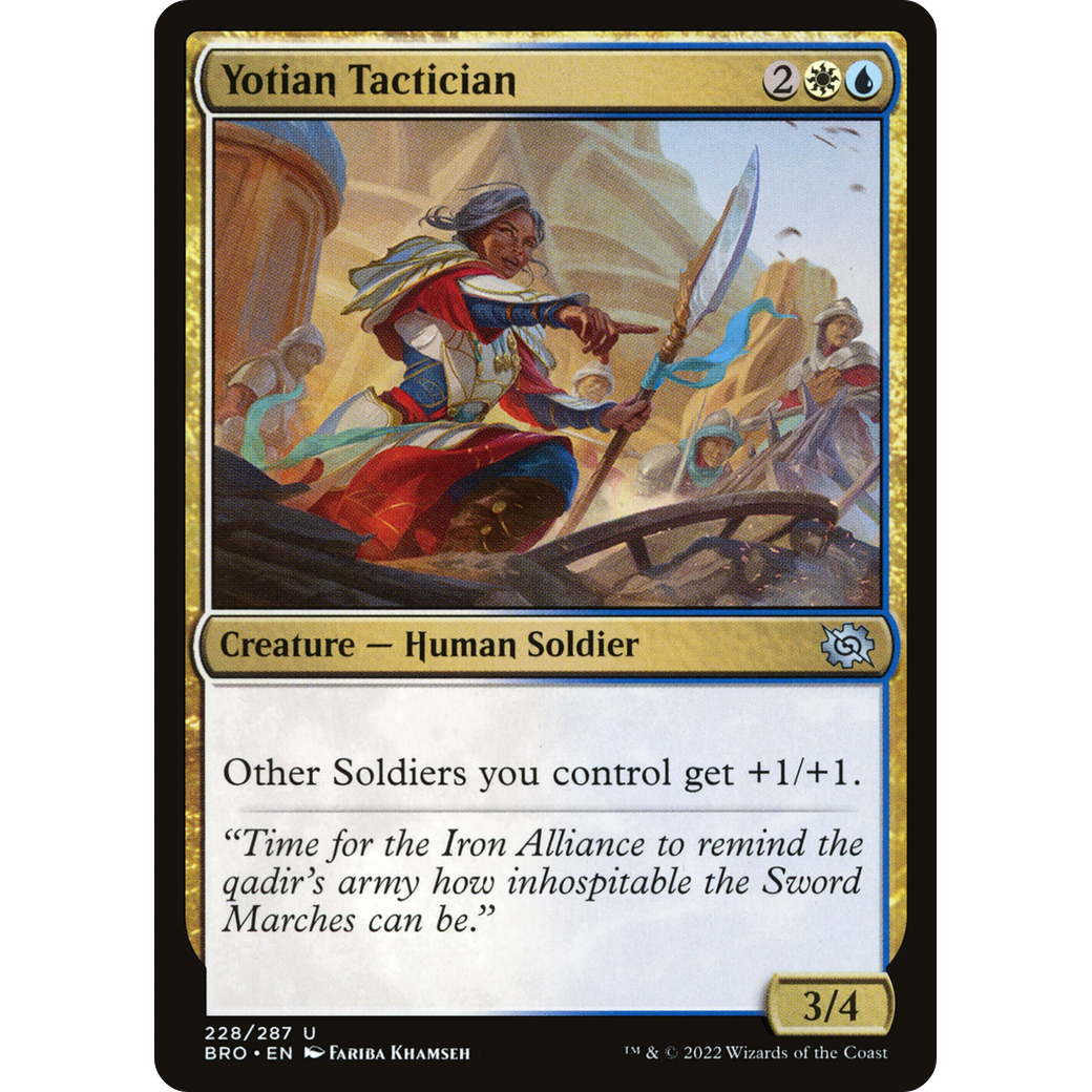 Yotian Tactician (BRO-228) - The Brothers' War Foil
