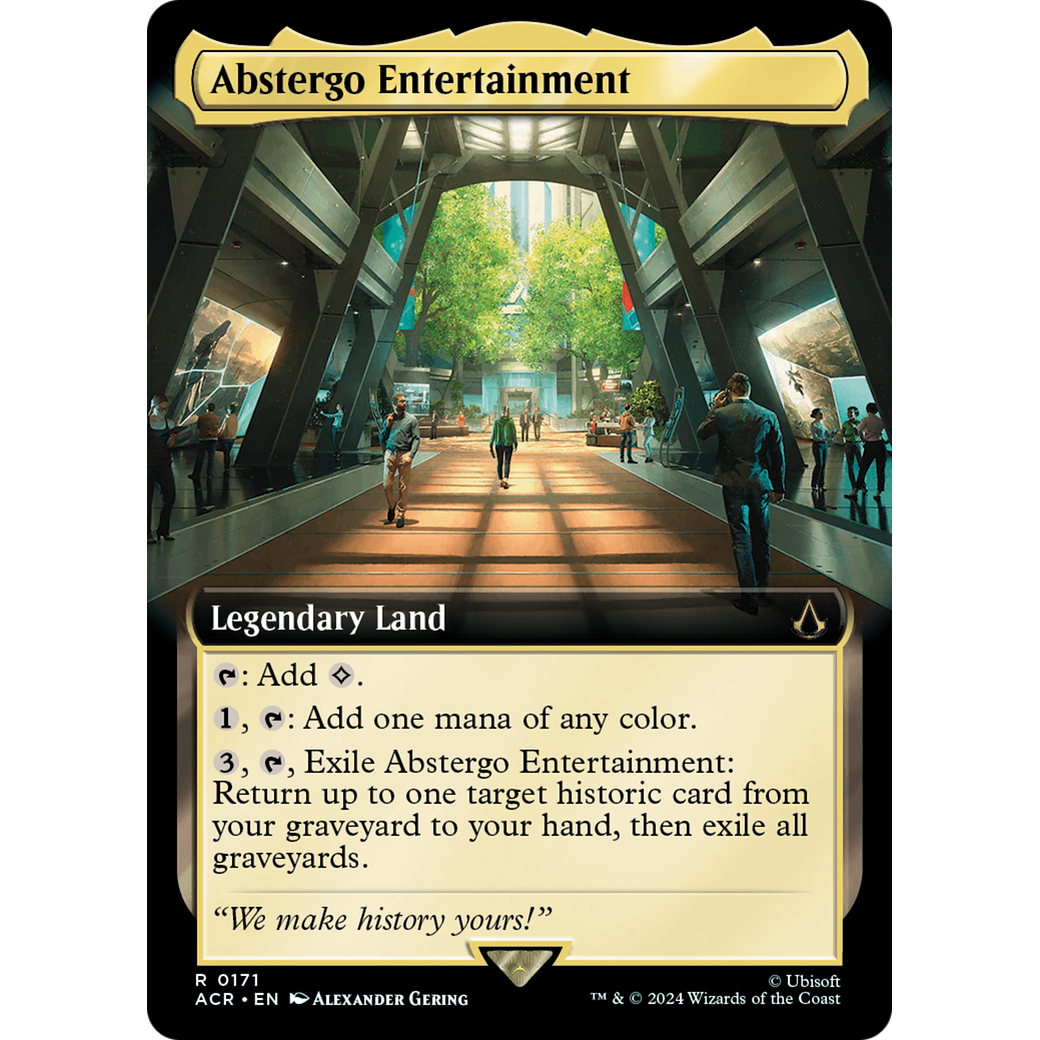 Abstergo Entertainment (Extended Art) (ACR-171) - Assassin's Creed: (Extended Art)