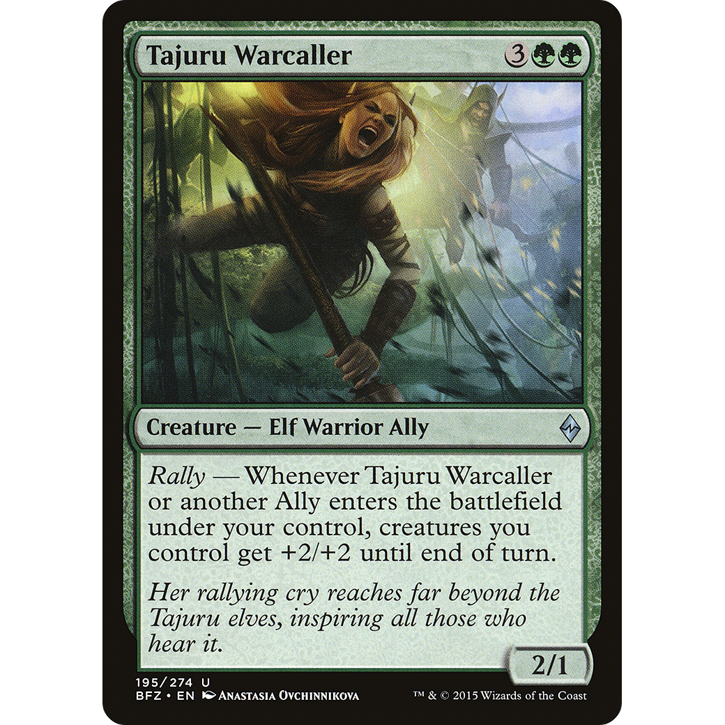 Tajuru Warcaller (BFZ-195) - Battle for Zendikar Foil