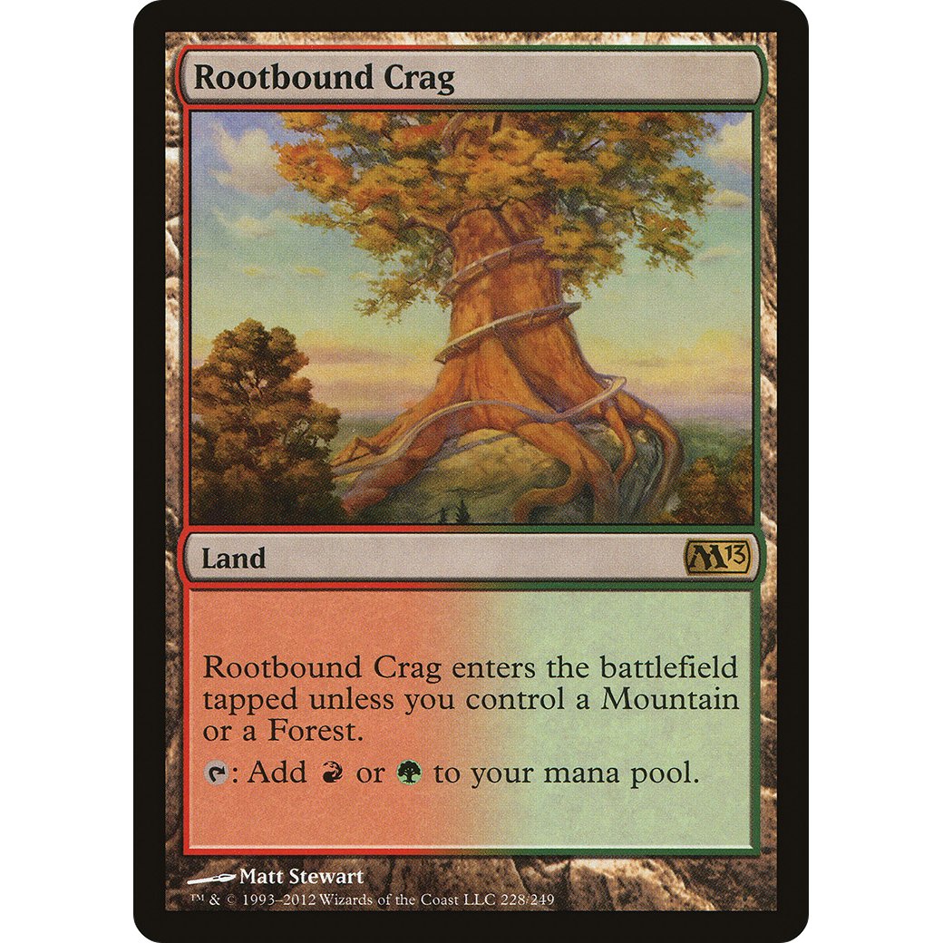 Rootbound Crag (M13-228) - Magic 2013