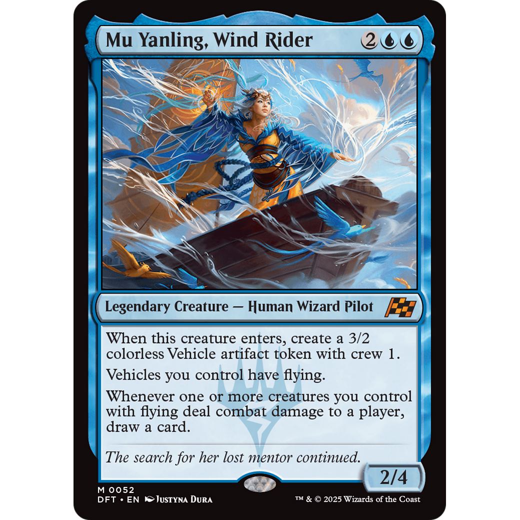 Mu Yanling, Wind Rider (DFT-052) - Aetherdrift Foil