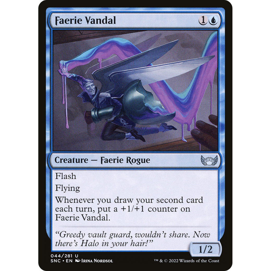 Faerie Vandal (SNC-044) - Streets of New Capenna Foil