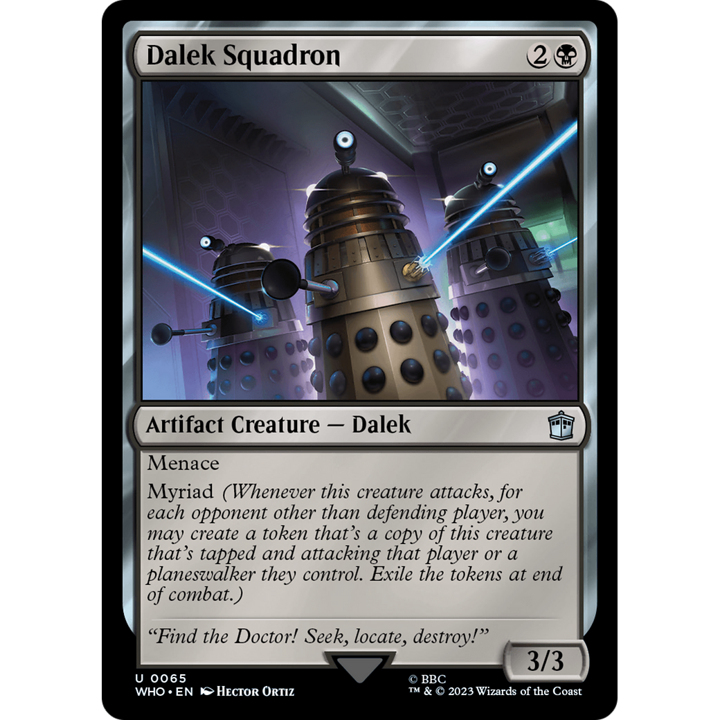 Dalek Squadron (WHO-065) - Doctor Who Foil