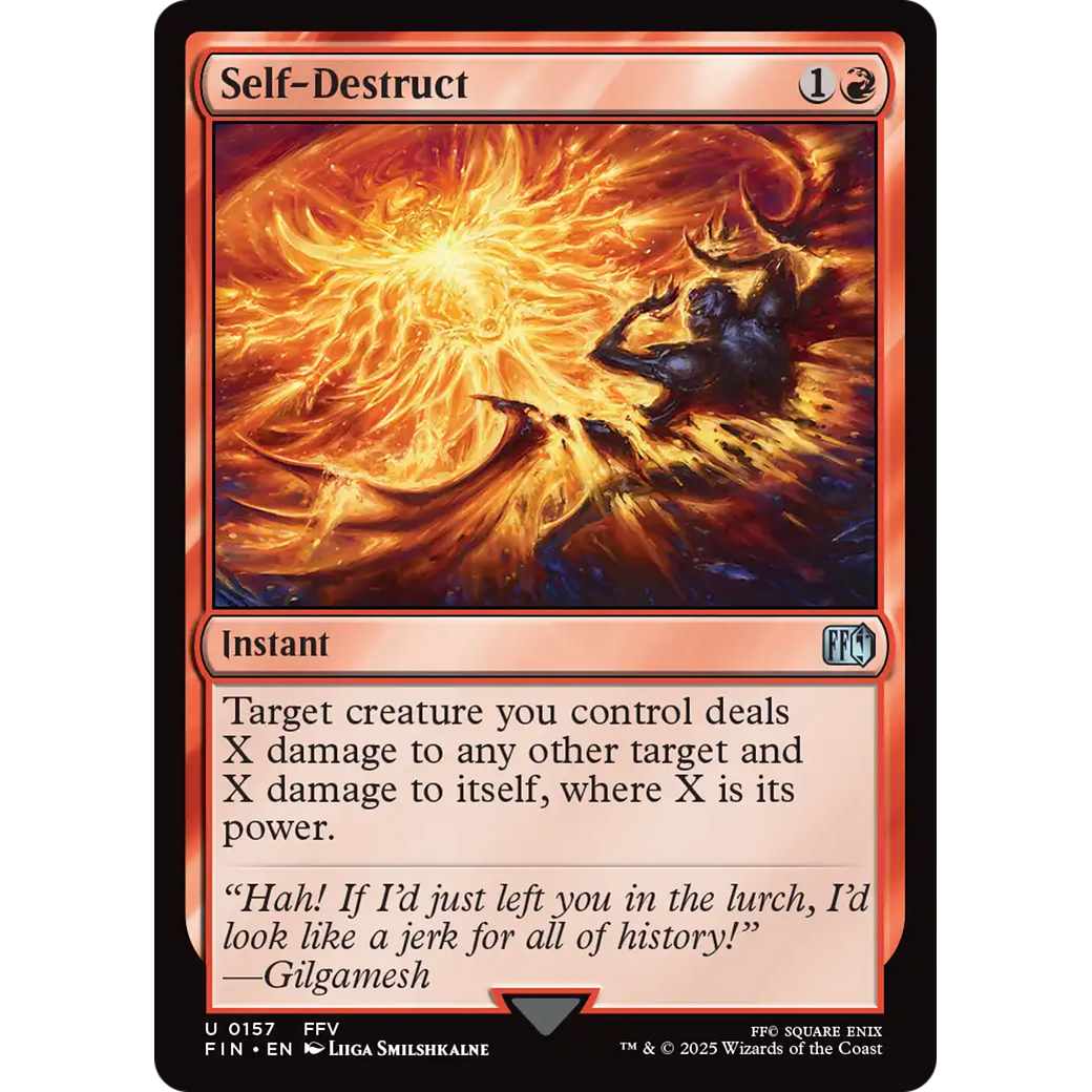 Self-Destruct (FIN-157) - FINAL FANTASY Foil
