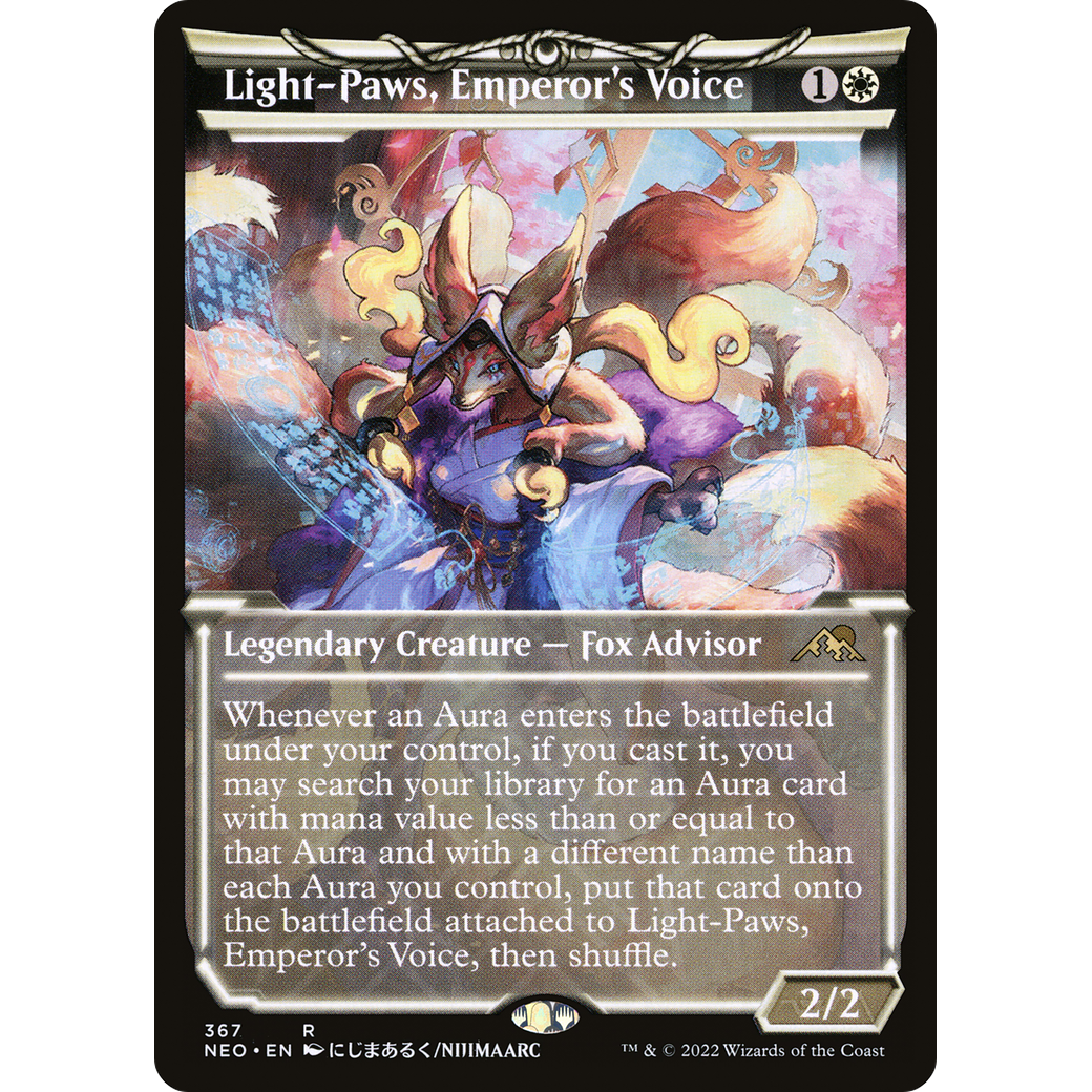 Light-Paws, Emperor's Voice (NEO-367) - Kamigawa: Neon Dynasty: (Showcase)