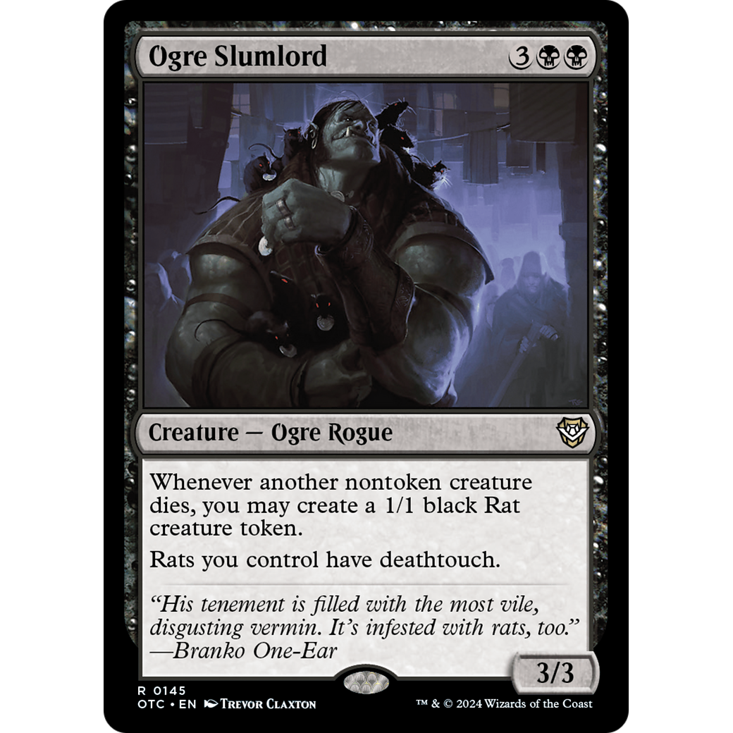 Ogre Slumlord (OTC-145) - Outlaws of Thunder Junction Commander