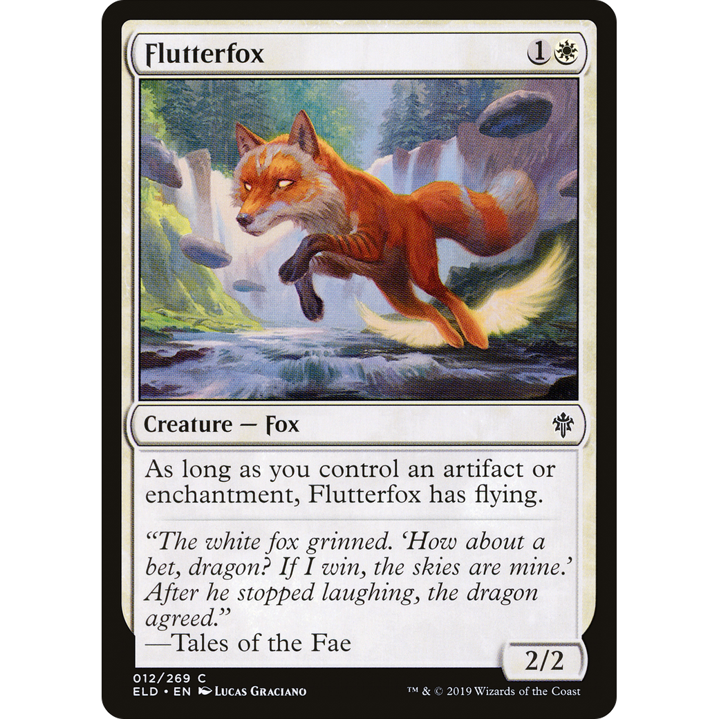 Flutterfox (ELD-012) - Throne of Eldraine Foil