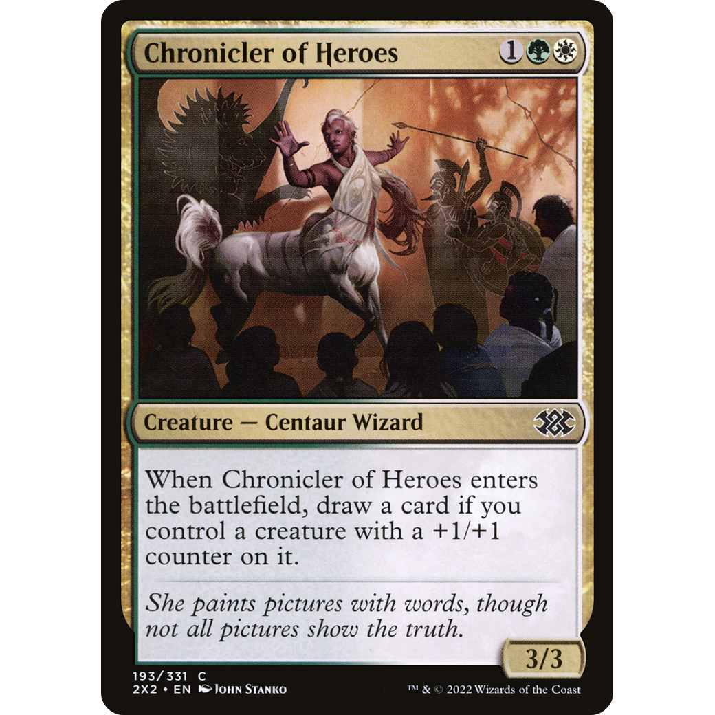 Chronicler of Heroes (2X2-193) - Double Masters 2022