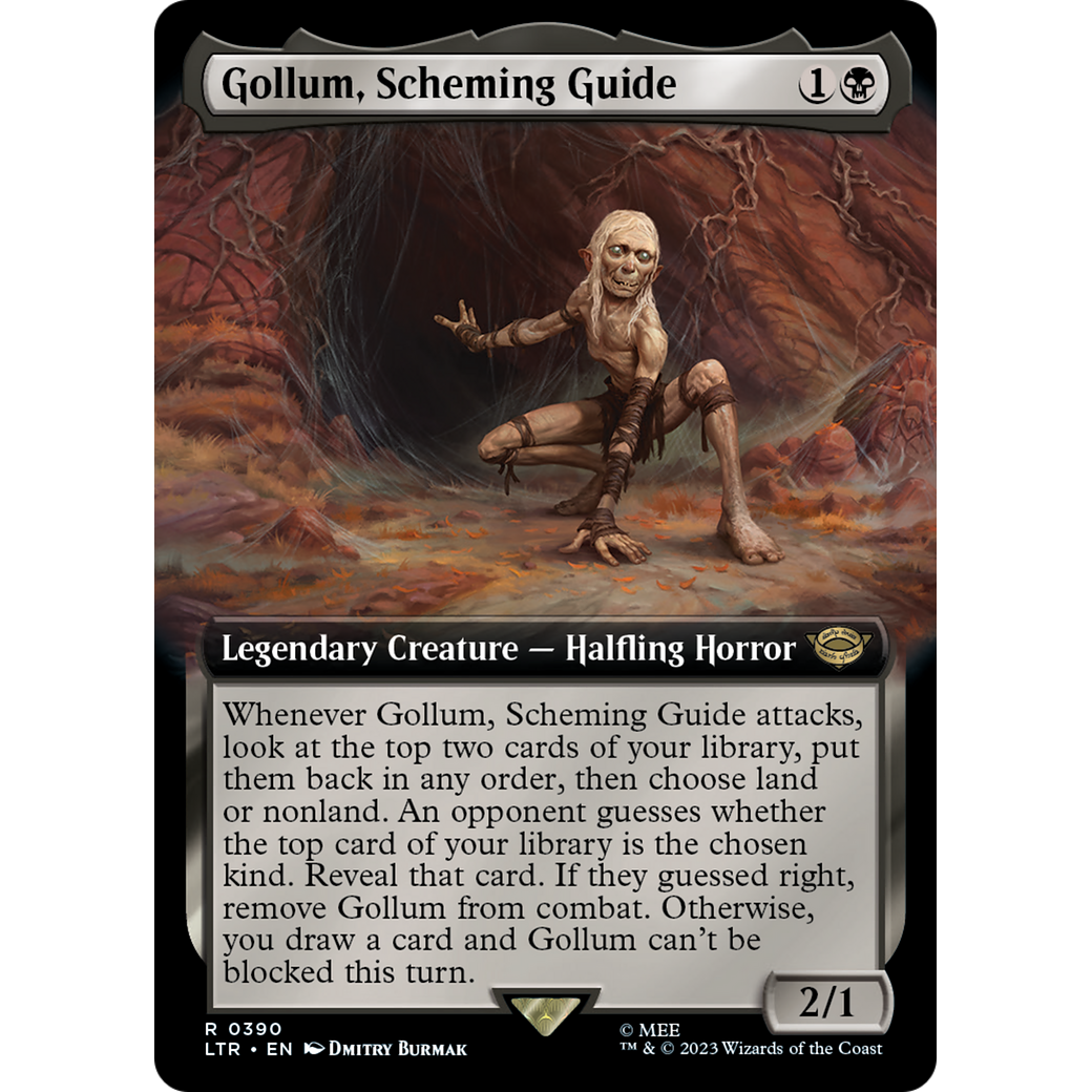 Gollum, Scheming Guide (LTR-390) - The Lord of the Rings: Tales of Middle-earth: (Extended Art)