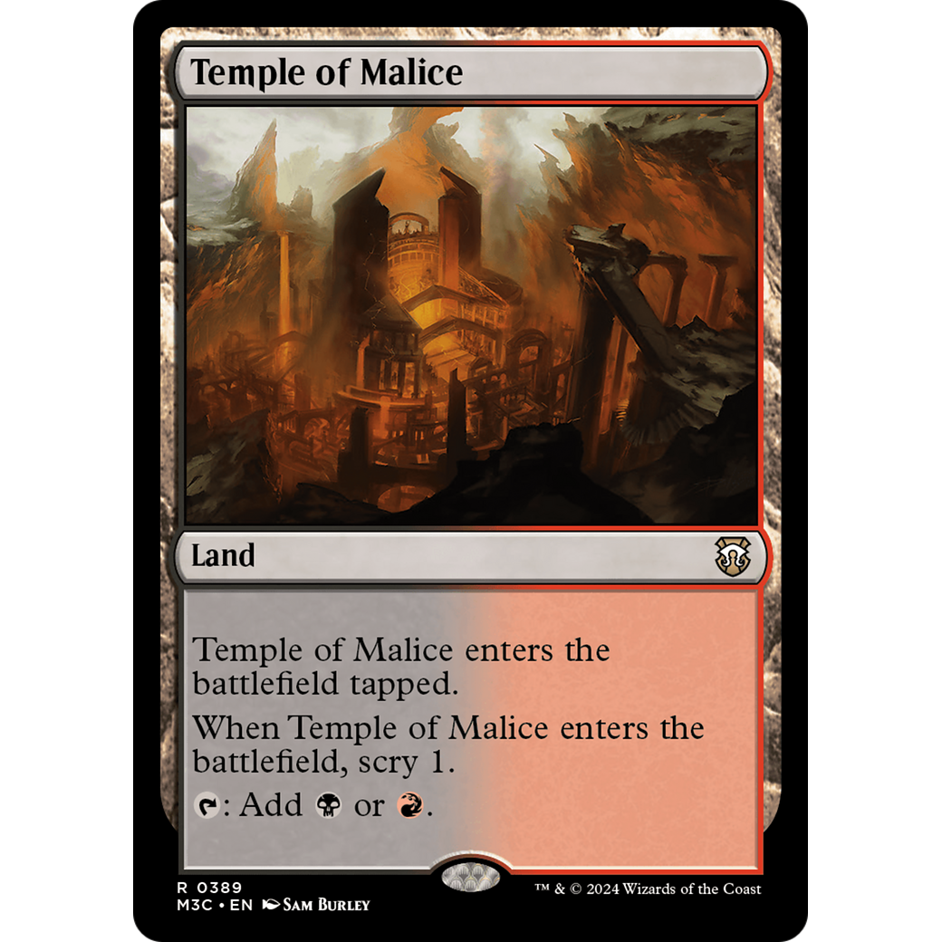 Temple of Malice (M3C-389) - Modern Horizons 3 Commander Foil